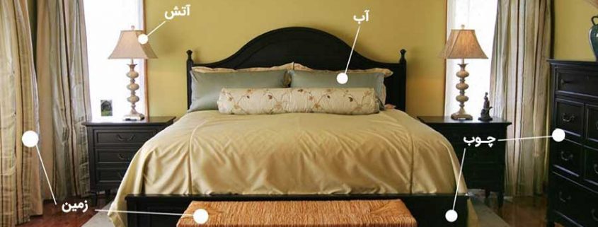 اصول فنگ شویی برای اتاق خواب