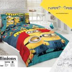 ست لحاف یک نفره پنبه دوزی مدل MINIONS